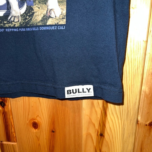 Men’s BULLY BRAND CLOTHING 2014 Graphic Navy T-Shirt Medium M MINT - Picture 4 of 7
